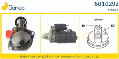 Стартер SANDO 6010292.0