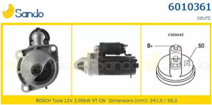 Стартер SANDO 6010361.1