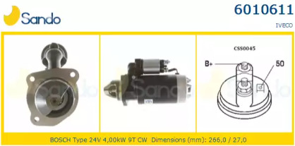 Стартер SANDO 6010611.0