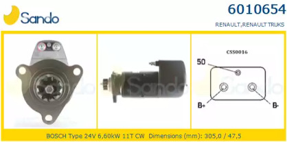 Стартер SANDO 6010654.3