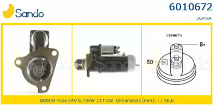 Стартер SANDO 6010672.0