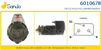 Стартер SANDO 6010678.0