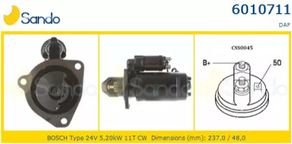 Стартер SANDO 6010711.0