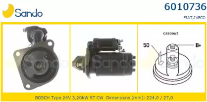 Стартер SANDO 6010736.0