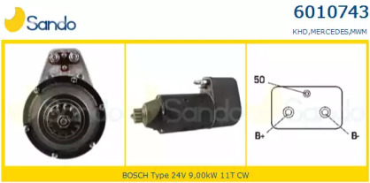 Стартер SANDO 6010743.3