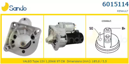 Стартер SANDO 6015114.0
