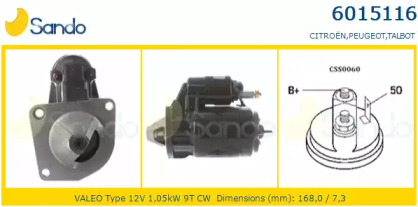 Стартер SANDO 6015116.2