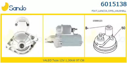 Стартер SANDO 6015138.0
