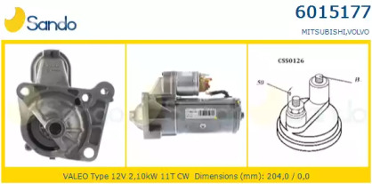 Стартер SANDO 6015177.1