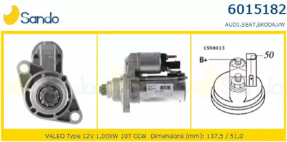 Стартер SANDO 6015182.1