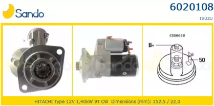 Стартер SANDO 6020108.0