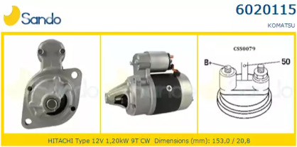 Стартер SANDO 6020115.0