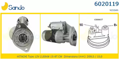 Стартер SANDO 6020119.0