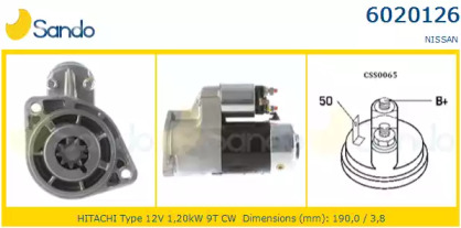 Стартер SANDO 6020126.0