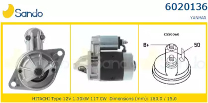 Стартер SANDO 6020136.0