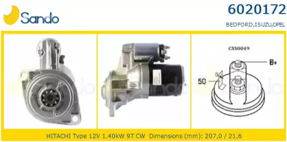 Стартер SANDO 6020172.0