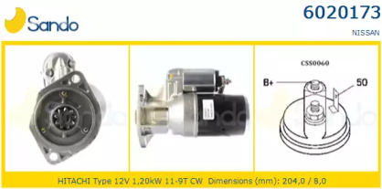 Стартер SANDO 6020173.0
