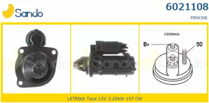 Стартер SANDO 6021108.1