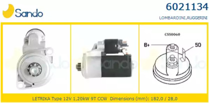Стартер SANDO 6021134.1