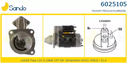 Стартер SANDO 6025105.0