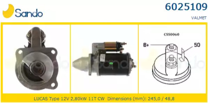 Стартер SANDO 6025109.0