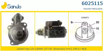 Стартер SANDO 6025115.0