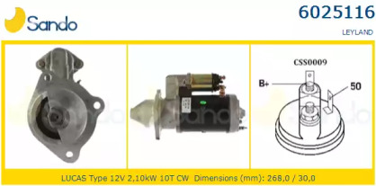 Стартер SANDO 6025116.0