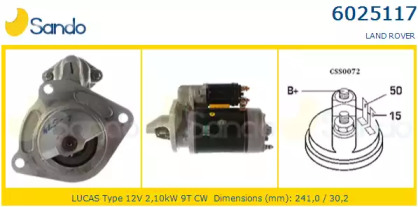 Стартер SANDO 6025117.0