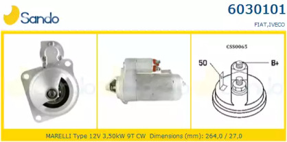 Стартер SANDO 6030101.1
