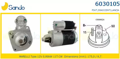 Стартер SANDO 6030105.2