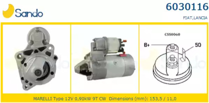 Стартер SANDO 6030116.0