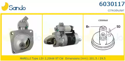 Стартер SANDO 6030117.2