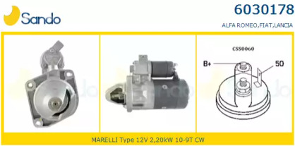 Стартер SANDO 6030178.2