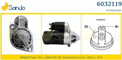 Стартер SANDO 6032119.1