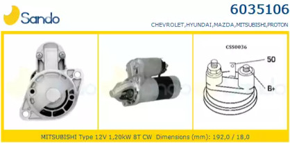 Стартер SANDO 6035106.0