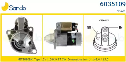 Стартер SANDO 6035109.0
