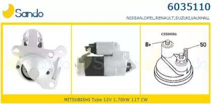 Стартер SANDO 6035110.0