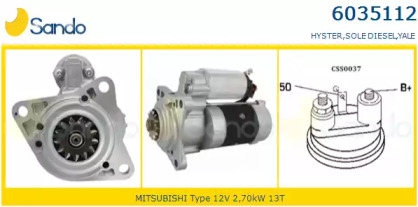 Стартер SANDO 6035112.0