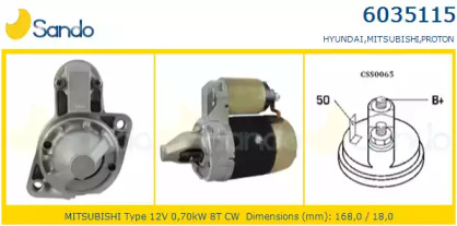 Стартер SANDO 6035115.0