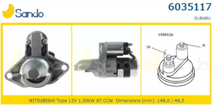 Стартер SANDO 6035117.0
