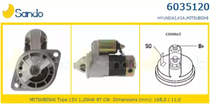 Стартер SANDO 6035120.0