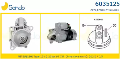 Стартер SANDO 6035125.0