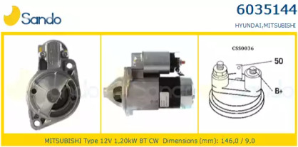 Стартер SANDO 6035144.0
