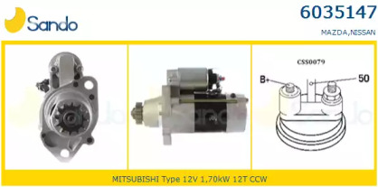 Стартер SANDO 6035147.0
