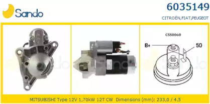 Стартер SANDO 6035149.0