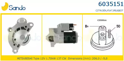 Стартер SANDO 6035151.0