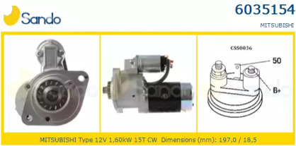 Стартер SANDO 6035154.0