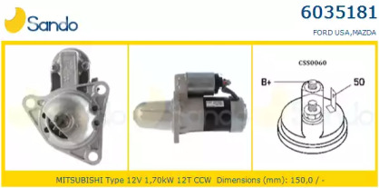 Стартер SANDO 6035181.0
