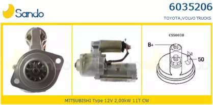 Стартер SANDO 6035206.0