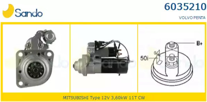 Стартер SANDO 6035210.1